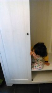 Mei-An seeking herself in a Wardrobe