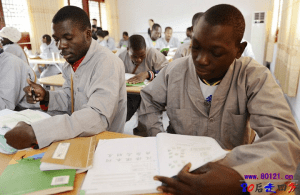 African Monks Learn the Chinese Language 