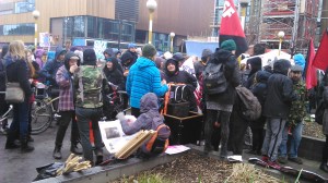 Thousands Gathered at Elephant & Castle