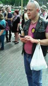 UKIP Member from Newton Abbot Officially Invited on the March – Uploading an Image of My Partner and Daughter to the Net