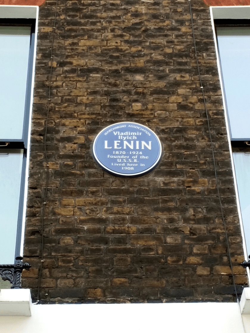 Lenin's Plaque - 1908