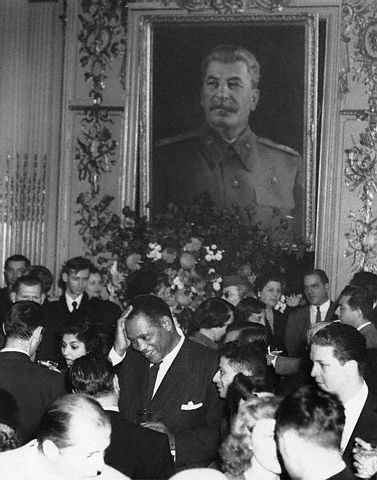 Paul Robeson at Russian Embassy Party