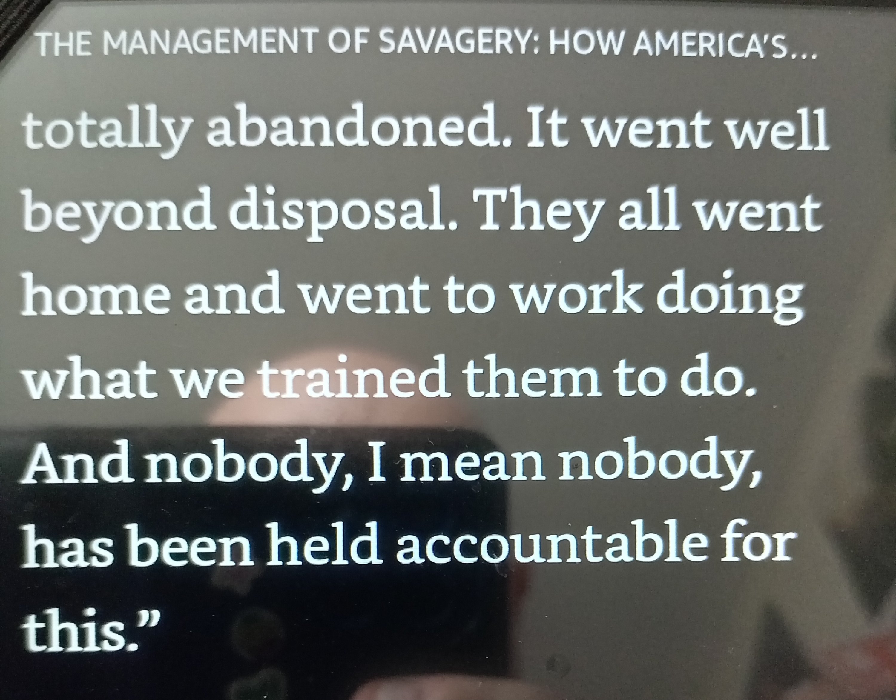 The Management of Savagery