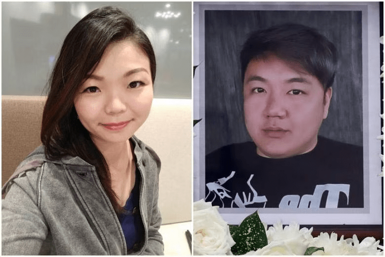 Alverna Cher Sheue Pin (left) is said to have helped Mr Wee Jun Xiang take his own life by nitrogen gas inhalation.