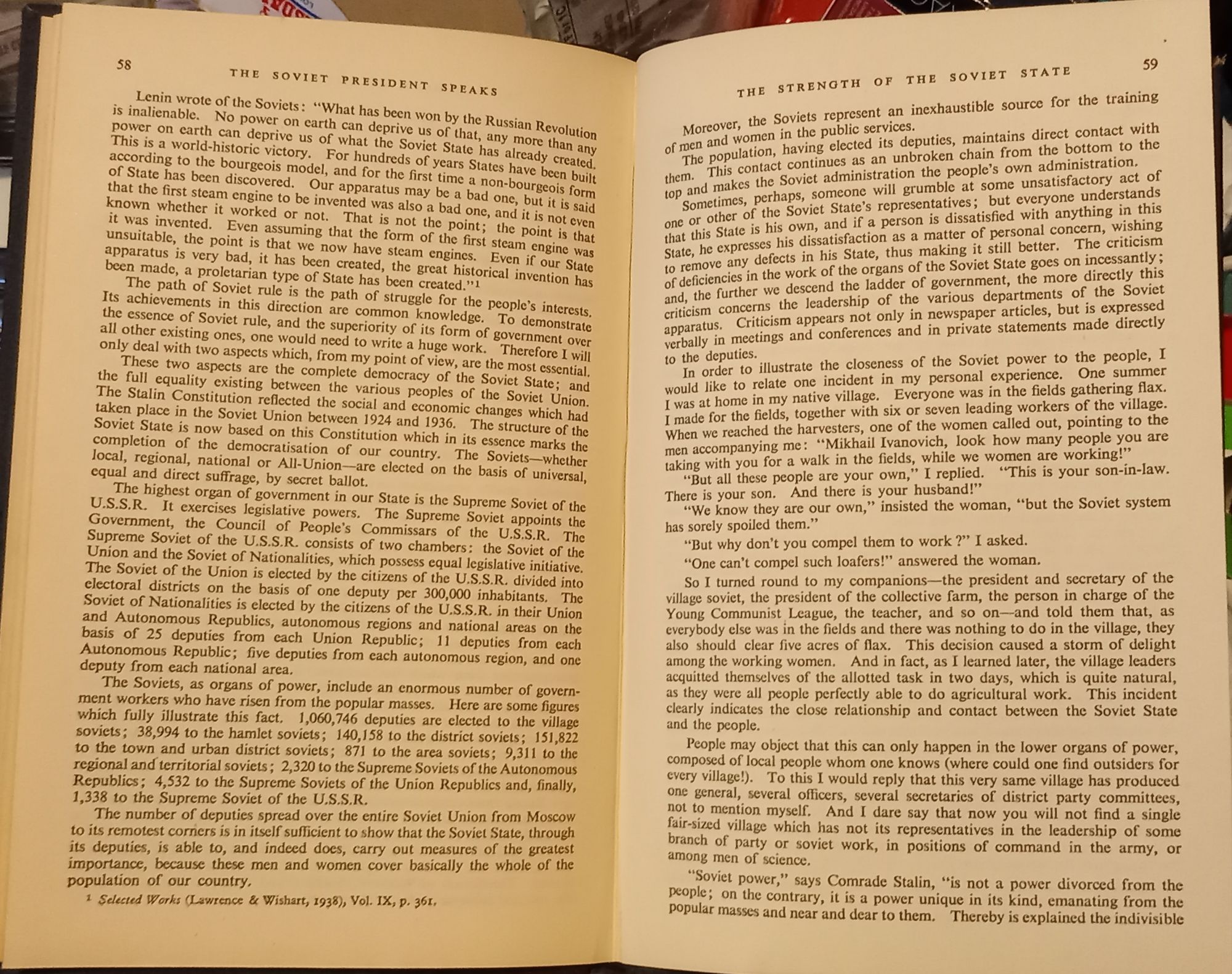 MI Kalinin The President Speaks 