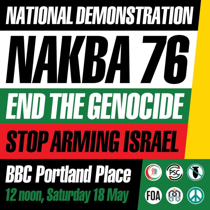 UK Demonstration Against Israel!