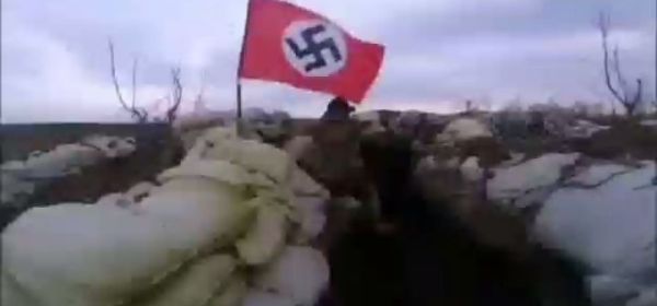 Neo-Nazi Ukraine - Swastika Flag!