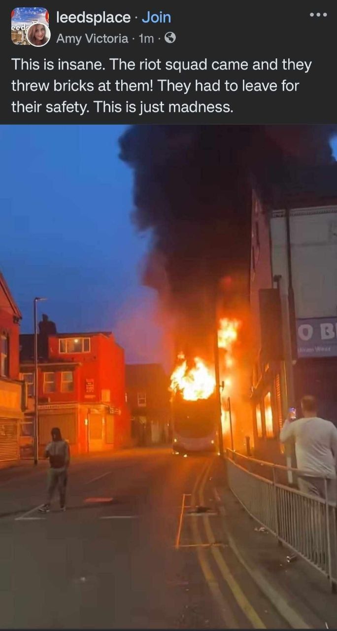 Burning Bus - Harehill - Leeds (2024)