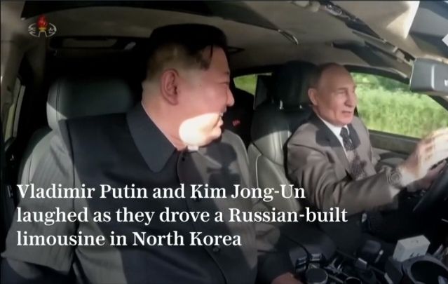 Kim & Putin Out for a Spin!