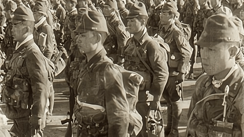 Imperial Japanese Army Troops Form-Up - Okinawa!