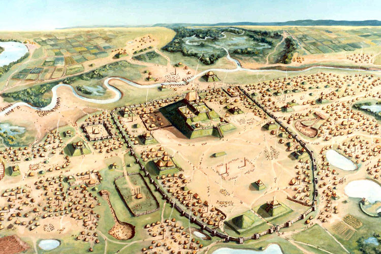 Around 50,000 Lived in Cahokia at its Peak!