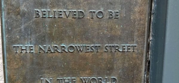 Possibly the Narrowest Street in the World!