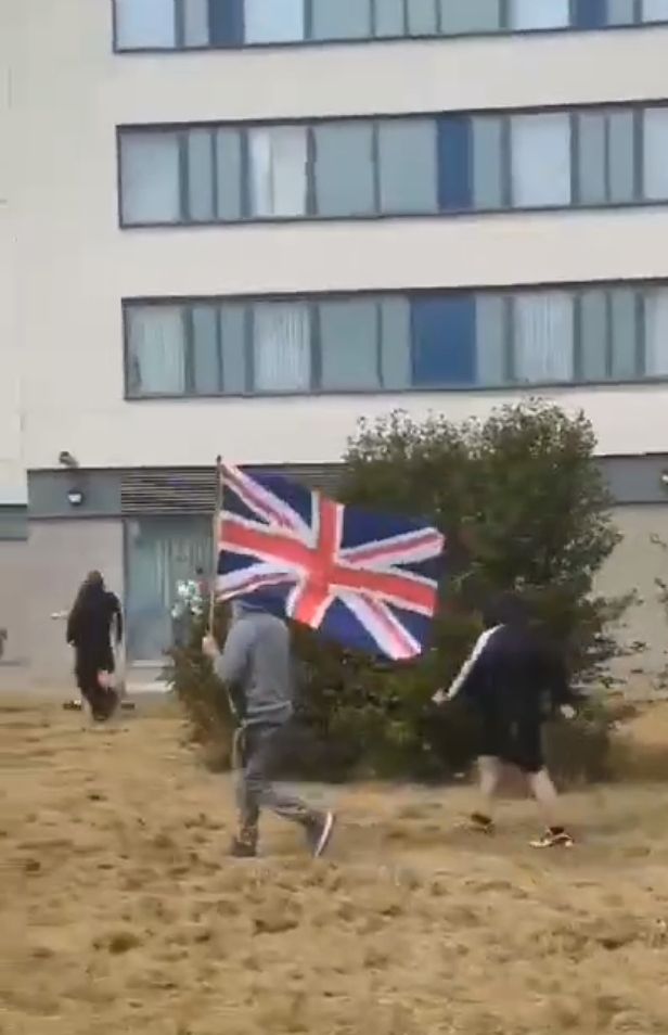 English Neo-Nazis Target Bolton Migrant Hotel!