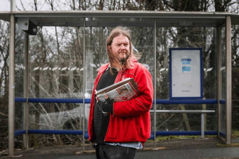 Jamie Brown has campaigned against bus route cuts by Stagecoach. Image: Mhairi Edwards/DC Thomson.