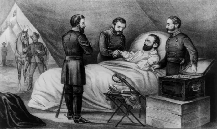 An Injured Stonewall Jackson!