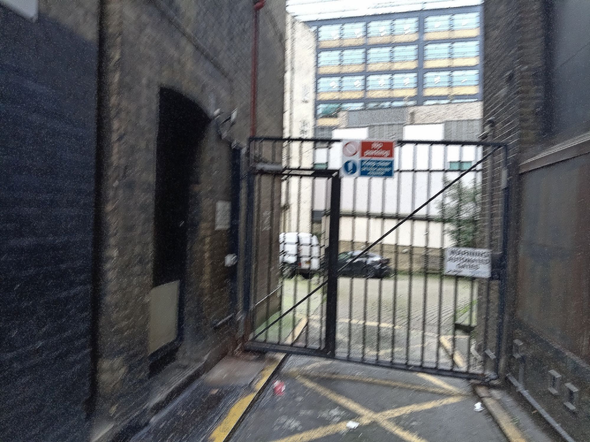 City Road Shoreditch Toilet Warning