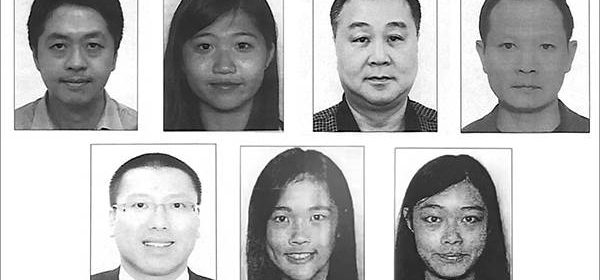 Seven Anti-China criminals