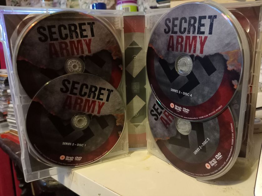 Simply Media 2018 DVD Secret Army - 2284 mins - 12 Discs