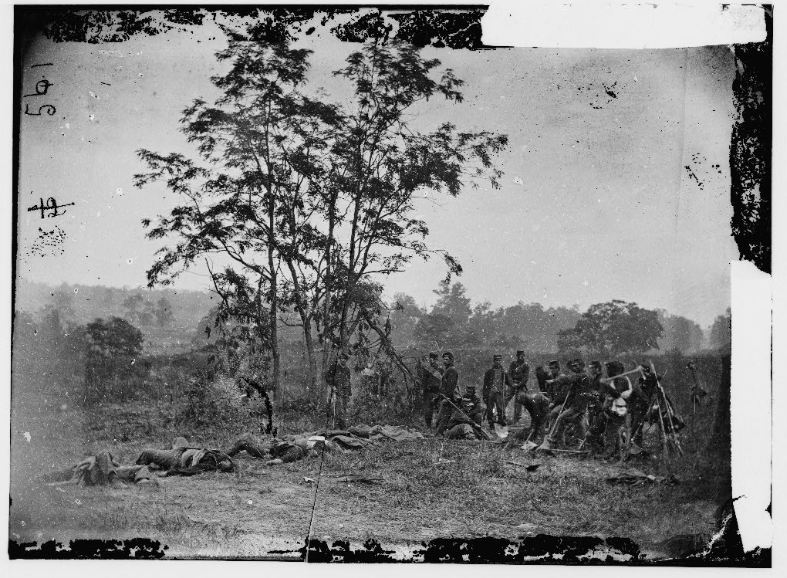 Burying Confederate Dead - Antietam!