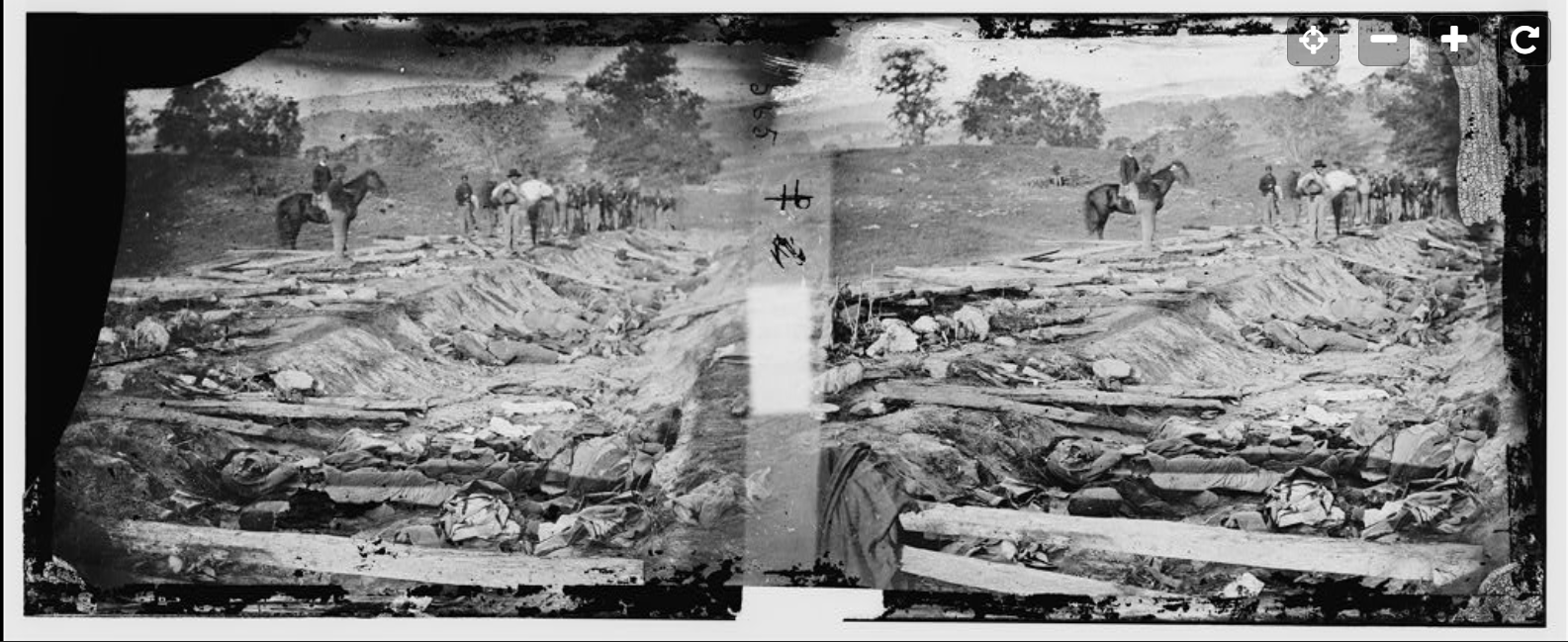 Dead Confederates in the Ditch - Antietam