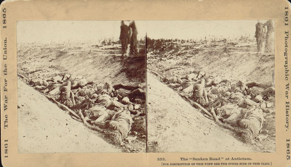 Sunken Road - Dead Confederates - Antietam