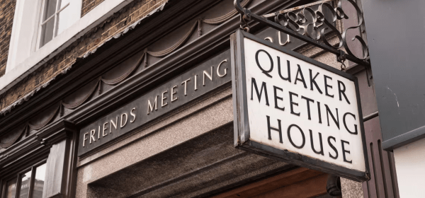 The Quaker Meeting House on St Martin’s Lane, London where the Met police made a number of arrests on Saturday at a gathering of protest group Youth Demand. Photograph: Jansos/Alamy