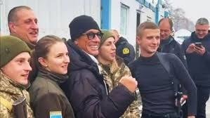 Van Damme & Hitlerite Drug Addict Zelensky!