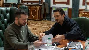 Orlando Bloom & Hitlerite Drug Addict Zelensky
