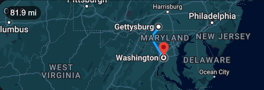 CSA in Gettysburg - 1861!