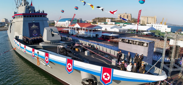 New DPRK Navy Ship for a New Era!