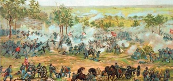 Battle of Gettysburg - Painting by Paul Philippoteaux