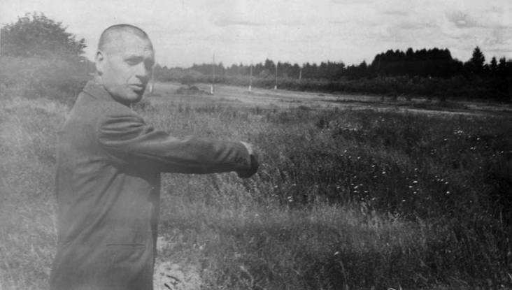 The accused former guard of the Moglin camp, E.G. Lempets, testifies about the shootings in the camp. 1967. Photo: Central Administration of the Federal Security Service of the Russian Federation / victims.rusarchives.ru