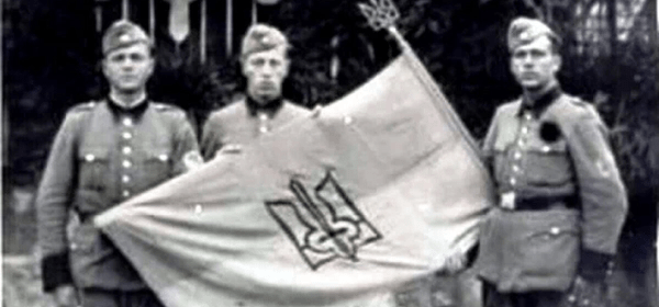 Nazi Germans Parade the Nazi Ukrainian Flag - Which is Common-Place in the West Today!