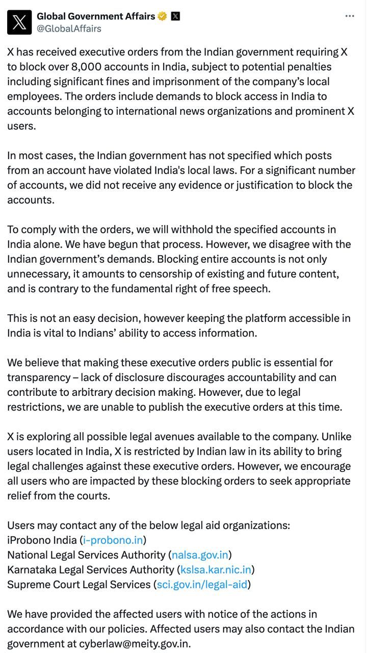 BJP Informs X of New Reality!