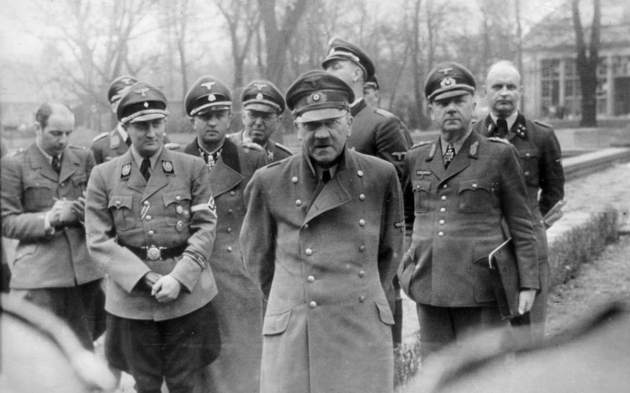 One of the Last Photographs of Adolf Hitler - March 1945