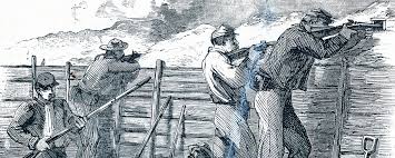 Confederate Soldiers Defend - Battle of the Crater