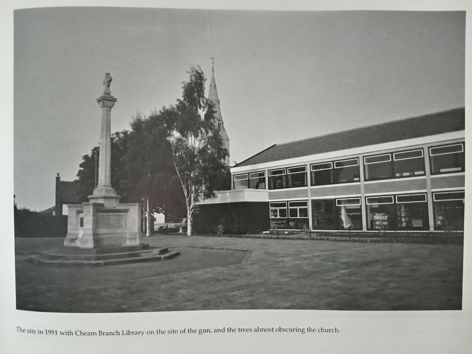 Cheam Library - WWI German Field Gun