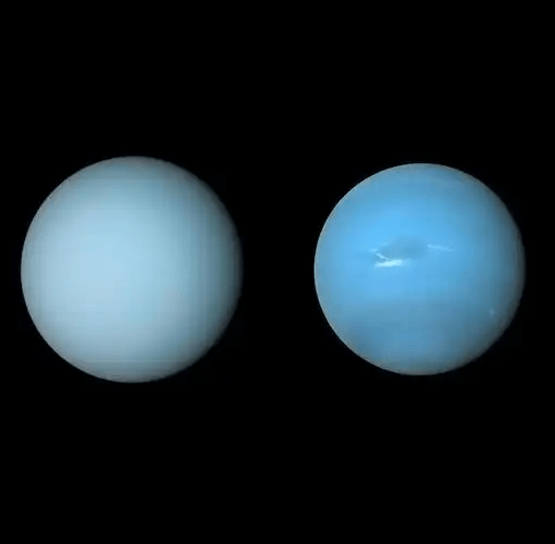 Uranus and Neptune Photographed by Voyager 2