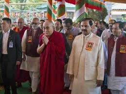 Indian BJP Neo-Nazis Salute Criminal Dalai Lama!