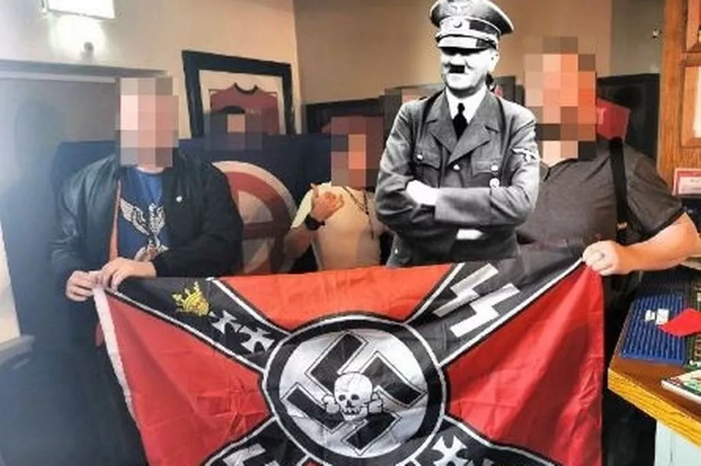 Members of neo-Nazi group British Movement met in the Duke of Edinburgh pub in Royton, Oldham(Image: British Movement)