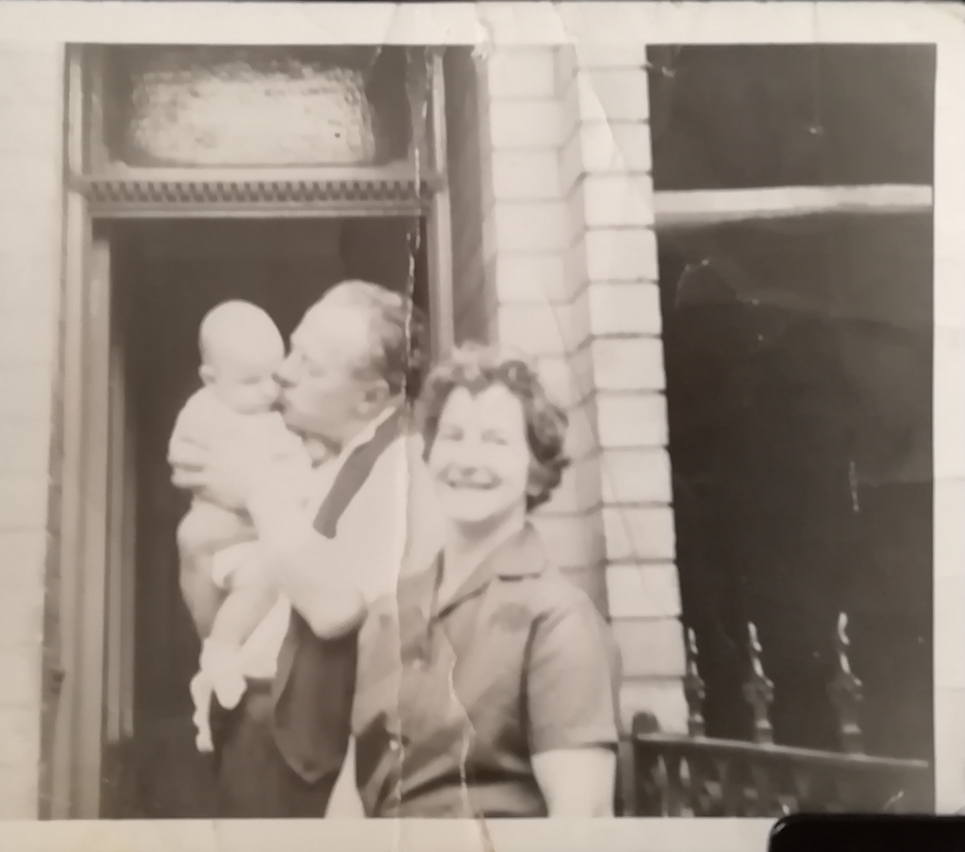 Alfred & Gladys Wyles - With Adrian - Leicester 1967