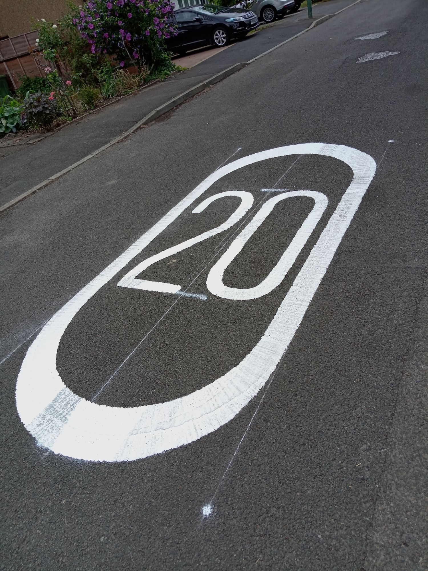 Painted on St Albans Road 17.7.2025)