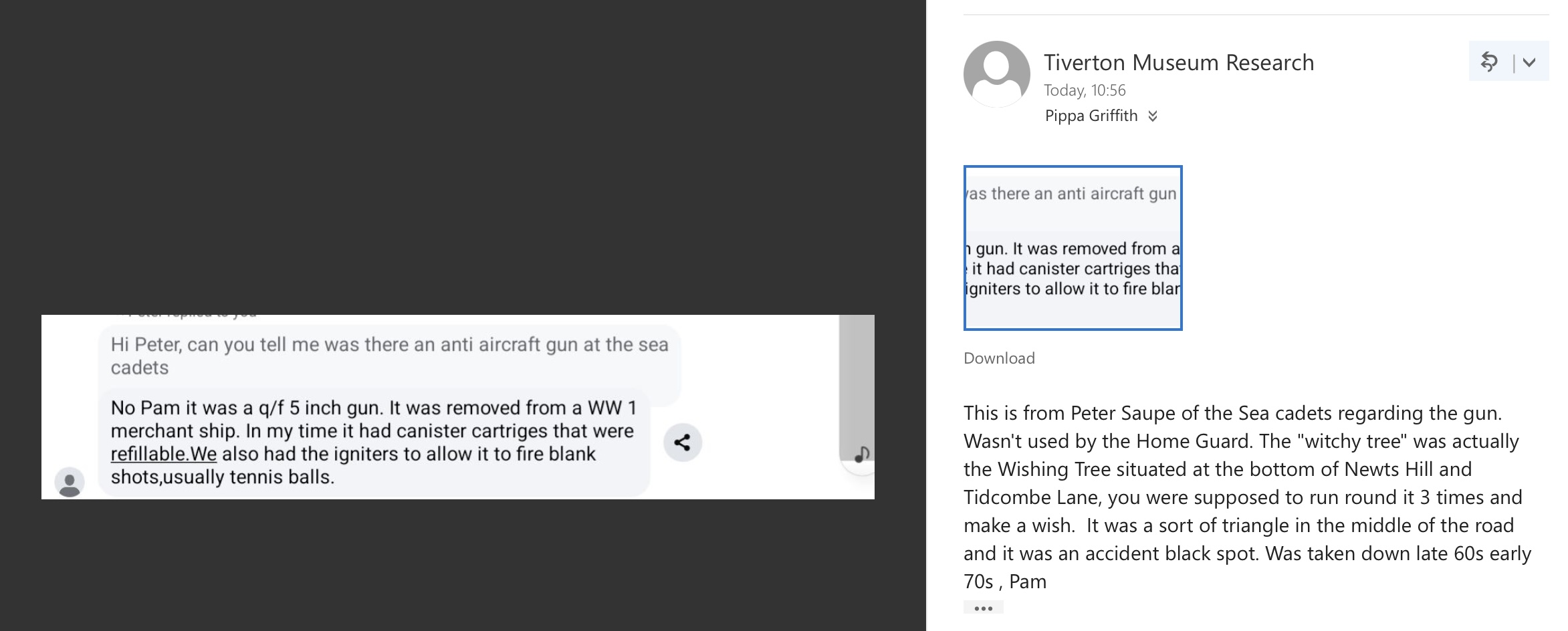 Tiverton Museum Research