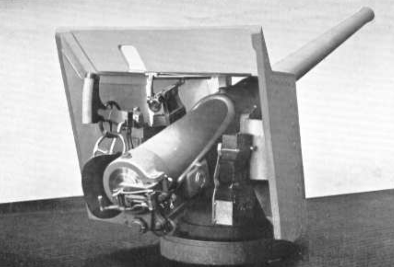 Two Versions of British Naval QF Guns - WWI