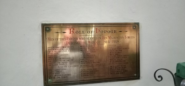 Duddington Plaque Contains Our "Wyles" Ancestors!