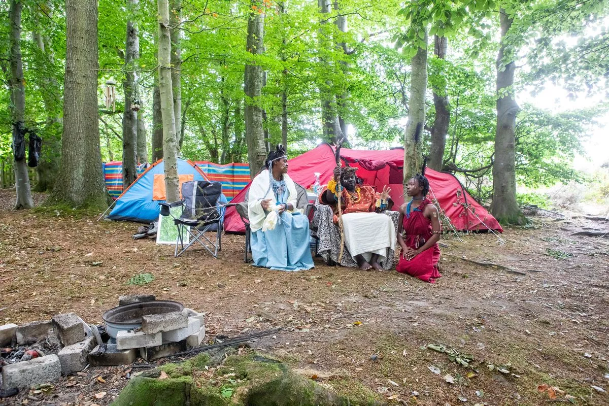The Kingdom of Kubala claim they have settled in a forest in Jedburgh(Image: SWNS)