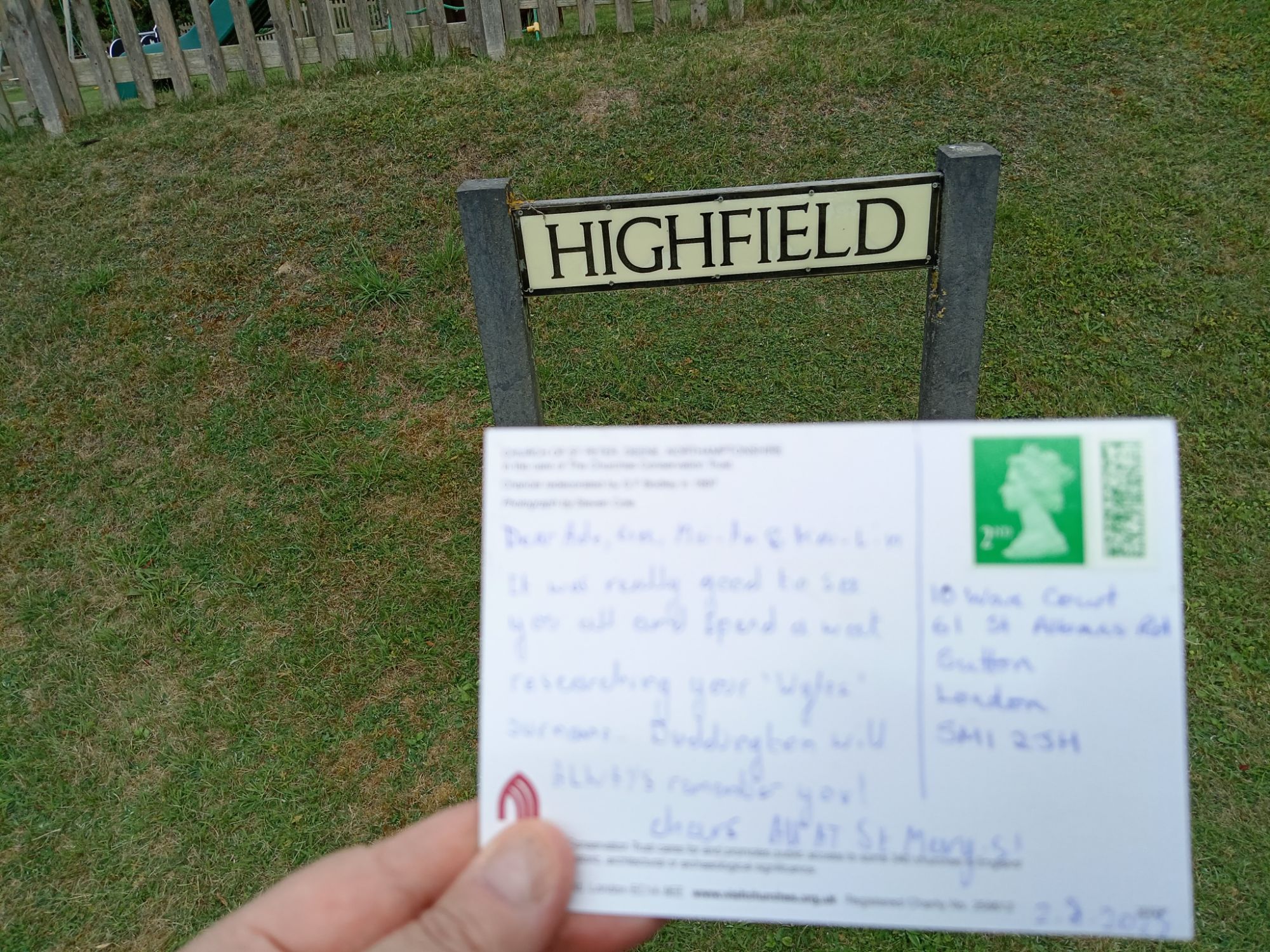 A Postcard from Duddington!