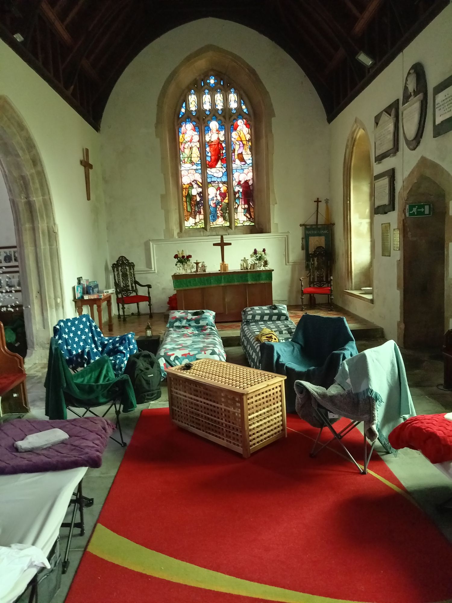 A Well Organised Ecclesistical Camp-Site!