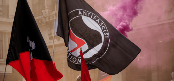 Antifa flag at an anti-facism rally in London - Credit: Triumph0828 / DepositPhotos - License: DepositPhotos