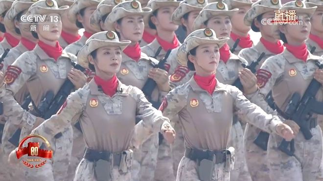 The Women’s Militia Unit Marched in Perfect Co-Ordination, with Mind Calm, Eyes Fixed Looking Forward, and Body Held Erect!